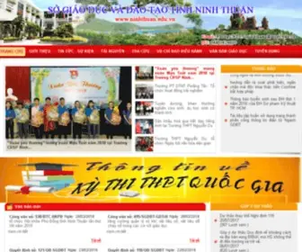 Ninhthuan.edu.vn(Ninhthuan) Screenshot