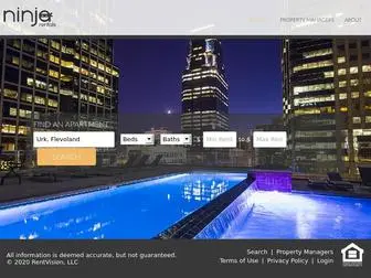 Ninja.rentals(Features apartments for rent with walkthrough video tours) Screenshot