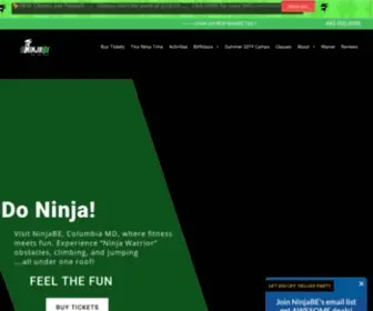 Ninjabe.com(Ninja Warrior Indoor Obstacle Adventure) Screenshot