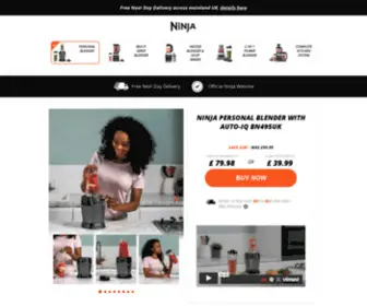 Ninjablenders.co.uk(Blenders & Smoothie Makers) Screenshot