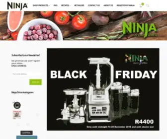 Ninjablenders.co.za(Home) Screenshot