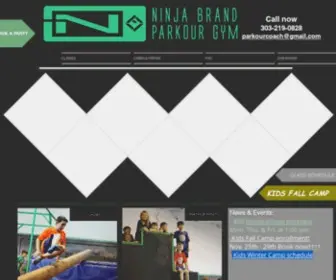 Ninjabrandparkour.com(Flow Vault Parkour & Ninja Gym) Screenshot