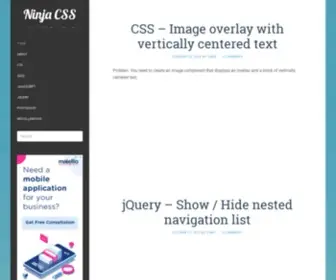 Ninjacss.com(Ninja CSS) Screenshot