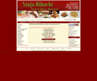 Ninjahibachirestaurant.com(Ninja Hibachi Chinese & Sushi Food Glen Allen) Screenshot