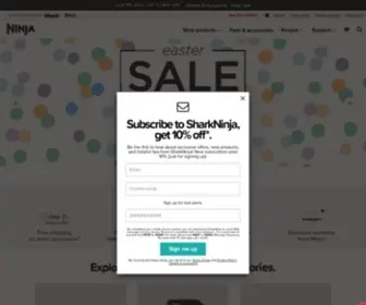 Ninjakitchen.com(Blenders, Air Fryers, Indoor Grills, Cookware & More) Screenshot