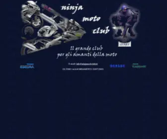 Ninjamotoclub.it(Ninja moto club) Screenshot