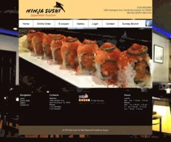 Ninjanj.com(Ninja Sushi) Screenshot