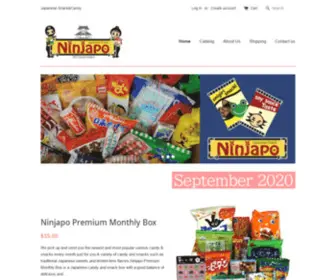 Ninjapo.com(Ninjapo Japanese Snack and Candy) Screenshot