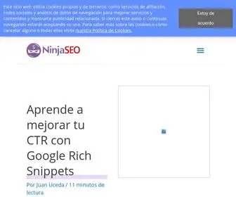 Ninjaseo.es(Trucos y herramientas seo en espa) Screenshot