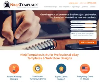 Ninjatemplates.com(ECommerce Solutions & Design Services) Screenshot