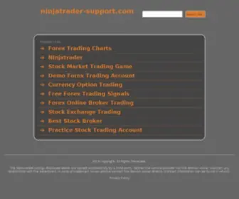 Ninjatrader-Support.com(Ninjatrader Support) Screenshot