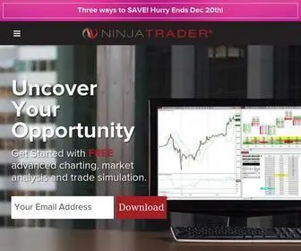 Ninjatrader.com(Futures Trading) Screenshot