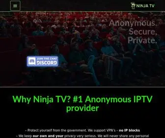 Ninjatv.org(Anonymous IPTV) Screenshot