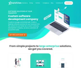 Ninjazin.com(Custom software development company) Screenshot