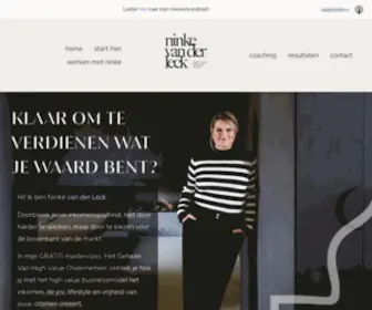 Ninkevanderleck.nl(High value businesscoach) Screenshot