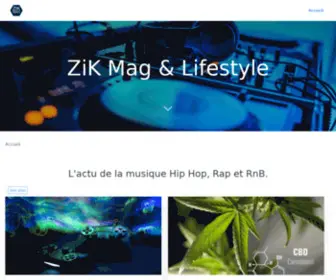 Ninkimag.fr(ZiK Mag & Lifestyle) Screenshot