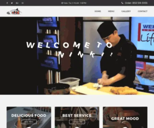 Ninkisushi.com(Ninki Japanese Bistro) Screenshot