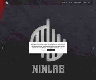 Ninlab.de(Sport Equipment Manufacture) Screenshot