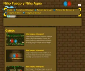 Ninofuegoninaagua.com(Play all 5 Fireboy and Watergirl games. Fireboy and Watergirl) Screenshot