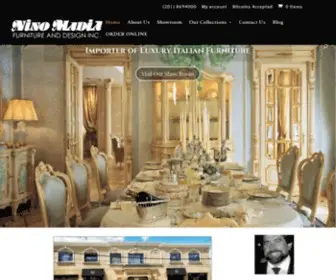 Ninomadia.com(Luxury Furniture Importer) Screenshot