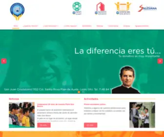 Ninosdonbosco.org(Proyecto Niños Don Bosco) Screenshot