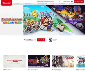Nintendo.cl(Nintendo Chile) Screenshot