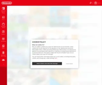 Nintendo.co.za(Nintendo's official website for South Africa) Screenshot