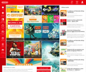 Nintendo.it(Sito ufficiale di Nintendo Italia) Screenshot