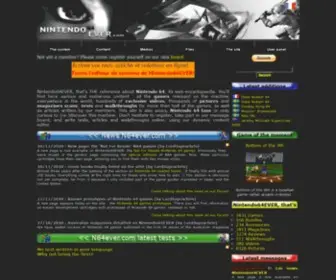 Nintendo64Ever.com(The Nintendo64 reference over the net) Screenshot