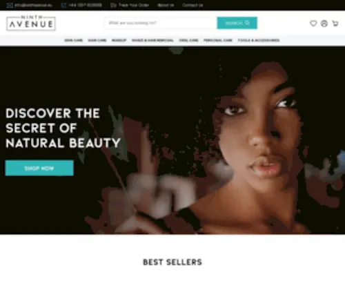 Ninthavenue.de(Online shopping from a huge selection of Beauty Products) Screenshot