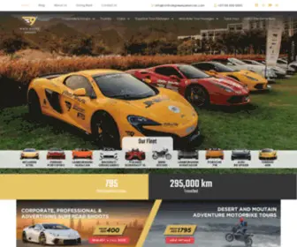 Ninthdegreeexperiences.com(Supercar Tours in Dubai) Screenshot