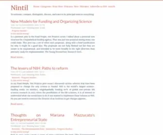 Nintil.com(The internet's best blog) Screenshot