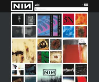 Ninwiki.com(Nine Inch Nails) Screenshot