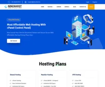 Ninzahost.in(India's Best Cheap Web Hosting Provider) Screenshot
