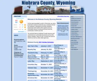 Niobraracounty.org(The official website of Niobara County Government in Niobrara County) Screenshot