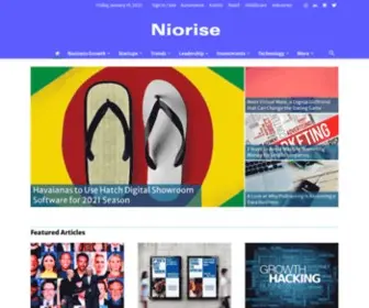 Niorise.com(Home) Screenshot