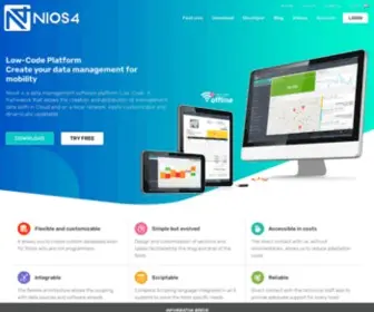 Nios4.com(Management software in cloud for company) Screenshot