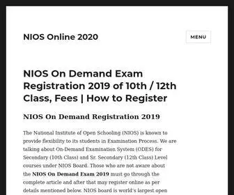 Niosonline.in(NIOS Online) Screenshot