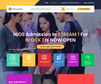 Niosschool.com(Hurry-Up to save your precious time and take the admission in NIOS Board here seats are limited) Screenshot