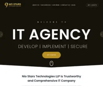 Niostarstechnologies.com(Website Design) Screenshot