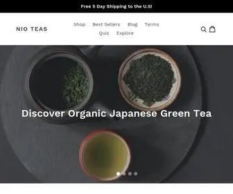 Nioteas.com(Explore a selection of the finest Japanese Teas) Screenshot