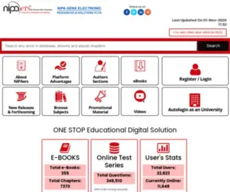 Nipaers.com(Digital Platform for JRF) Screenshot