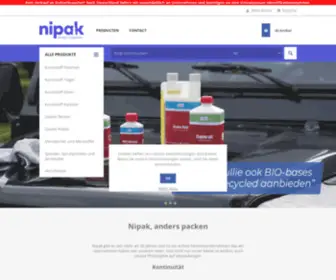 Nipak.nl(Groothandel in kunststof verpakkingen) Screenshot