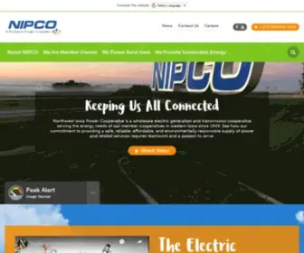 Nipco.coop(Northwest Iowa Power Cooperative) Screenshot