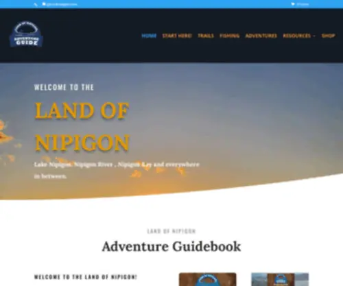 Nipigon.com(Land of Nipigon) Screenshot