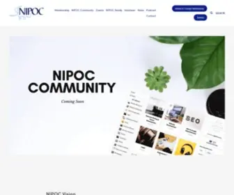 Nipoc.org(Network of Iranian American Professionals of Orange County) Screenshot