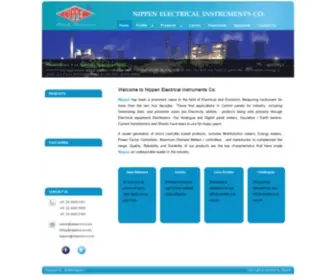 Nippenco.com(Nippen Electrical Instruments Co) Screenshot