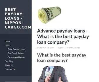 Nippon-Cargo.com(What is the best payday loan company) Screenshot