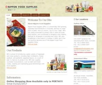 Nipponfoodsupplies.com.au(Nippon Food Supplies (NFS)) Screenshot