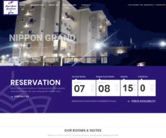 Nippongrand.com(Luxury Hotel) Screenshot